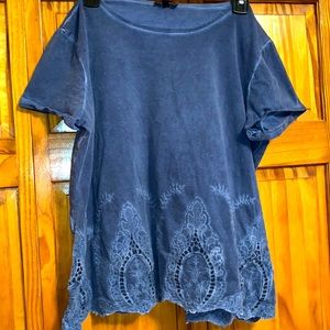 Stonewashed blouse